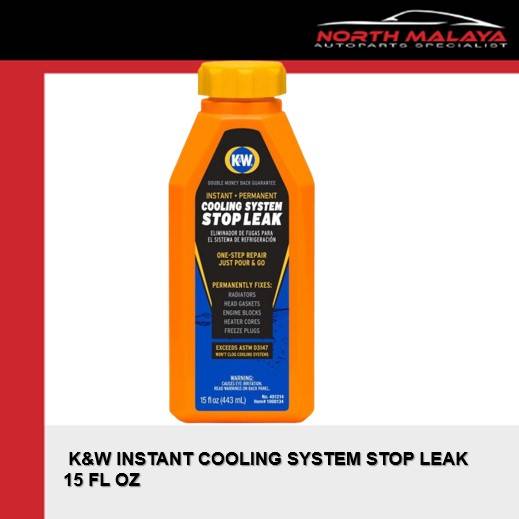 K&W INSTANT COOLING SYSTEM STOP LEAK, 15 FL OZ