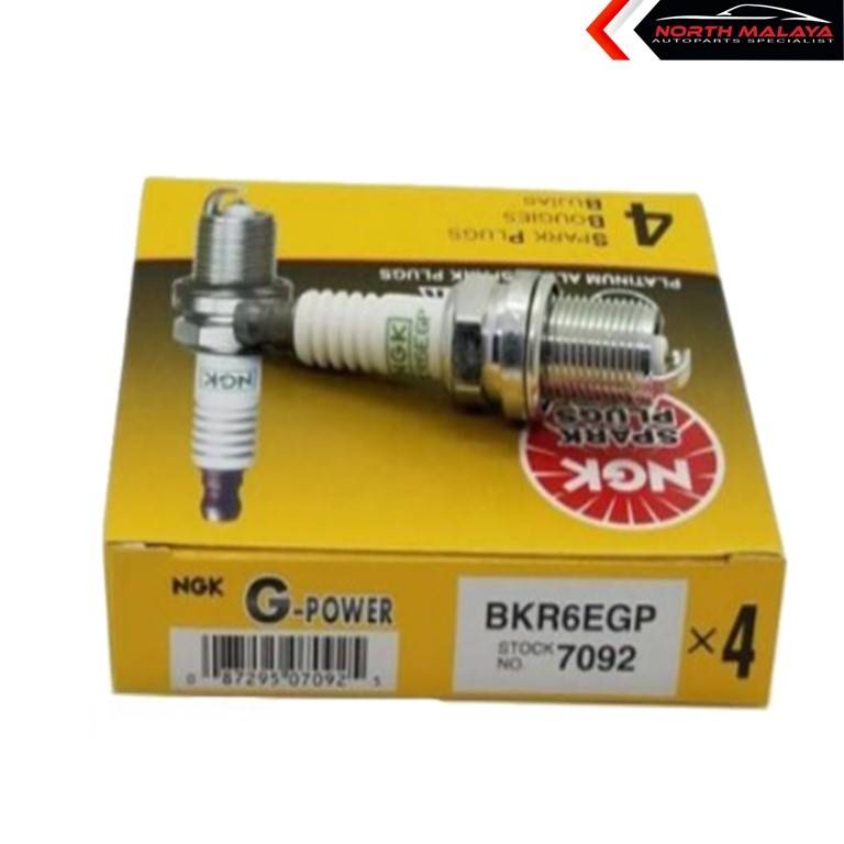 NGK 7092 BKR6EGP GPower Platinum Spark Plug