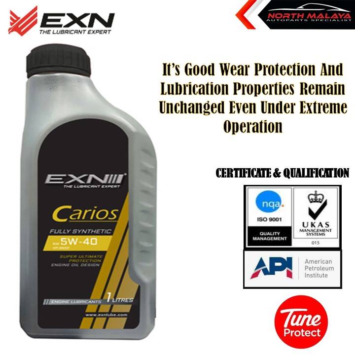 EXN Carios SAE 5W40 API SN/CF Fully Synthetic (Super Ultimate