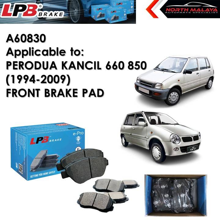 Brake Pad Front Perodua Kancil 660 850