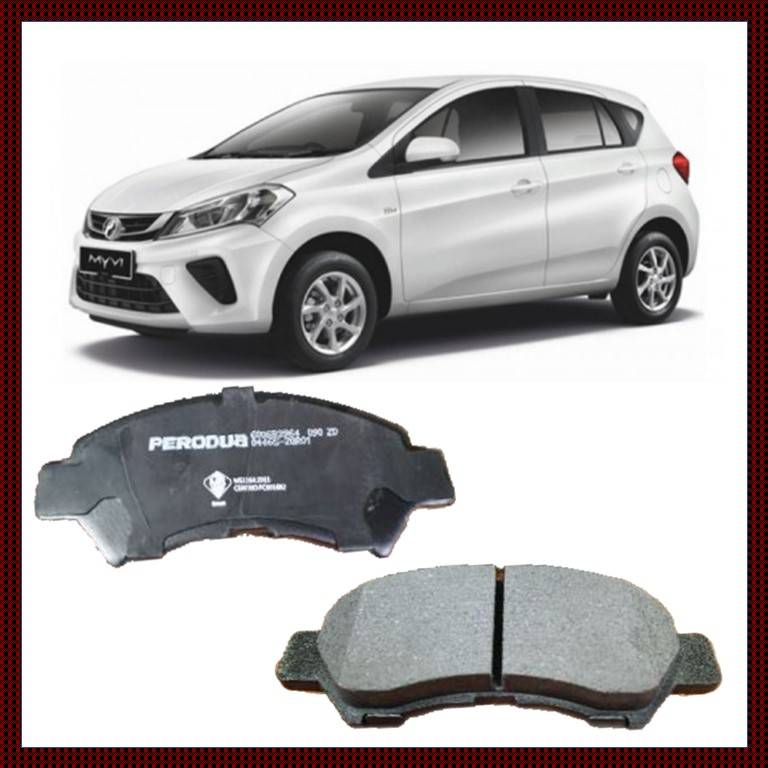 100 ORIGINAL PERODUA MYVI D20N 2017 ++ FRONT DISC BRAKE PAD 0446520R01