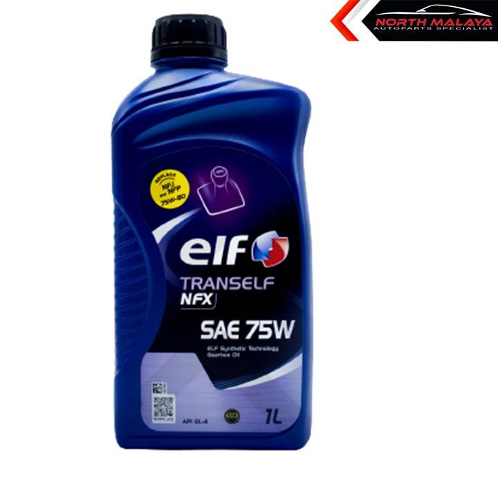 PROTON SAVVY 100% ORIGINAL ELF TRANSELF NFJ 75W80 GEARBOX TRANSMISSION ...
