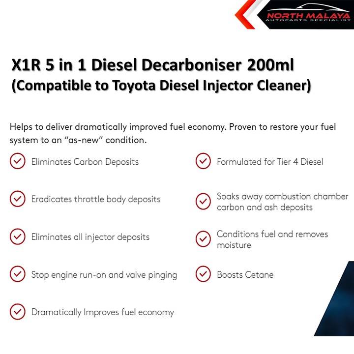 X1R 5 in 1 Diesel Decarboniser 200ml