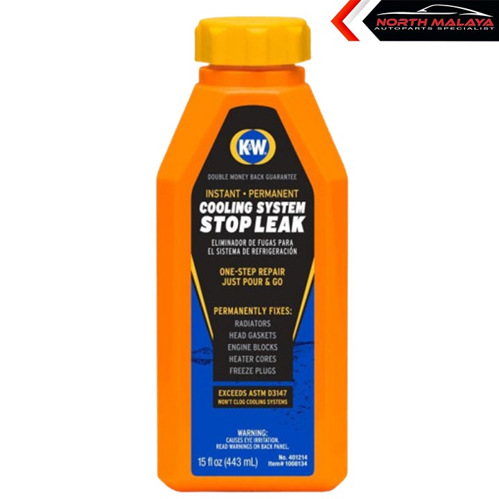 K&W INSTANT COOLING SYSTEM STOP LEAK, 15 FL OZ